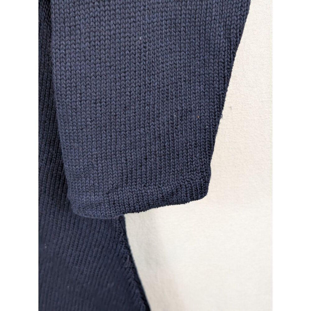 Lauren Ralph Lauren V-Neck Knit Sweater Navy Blue Women's Size XL - Picture 10 of 14